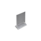 Azar Displays 8.5" x 5.5" Vertical Top Load Acrylic Sign Holder, 10 Pack (142711)-Perfect for schools, businesses, homes, and retail stores