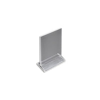 Azar Displays 8.5" x 5.5" Vertical Top Load Acrylic Sign Holder, 10 Pack (142711)-Perfect for schools, businesses, homes, and retail stores