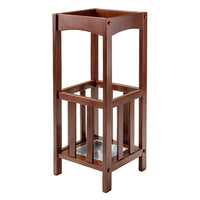 Winsome Rex Umbrella Stand with Metal Tray-Overall size is 11"W x 11"D x 27"H