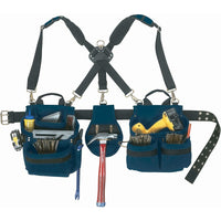 SCN Industrial 23-Pocket, 5-Piece Comfortlift Combo Systems, Polyester, Black-Tool Storage Type - Tool Belt