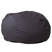 Flash Furniture Oversized Solid Grey Bean Bag Chair-Oversized Bean Bag
