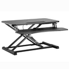 Ezywork 32" Wide Sit Stand Desk Converter 43B-Detachable Keyboard Tray