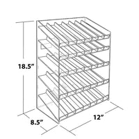 Azar Displays 35 Compartment Pegboard Cosmetic Counter Display (222990)-Made from pegboard
