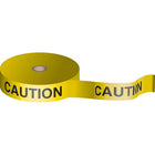 Brady Bio-Degradable Flagging Tape, English, 3" W x 150' L, 1.5 Mils, Black On Yellow - 5 Pack-Colour: Black on Yellow