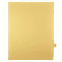 Mark Maker Legal Tabs - Letter Size - Buff - 1/15th cut - 25 tabs per package - 5 packages Pack - Number 72-Buff SingleTabs
