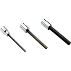 Gray Tools 6mm X 3/8" Drive, Extra Long Hex Head, Chrome Finish Socket-Size: 6mm