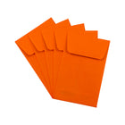 JAM Paper #1 Coin Envelopes, 2.25 x 3.5, Brite Hue Orange Recycled, 500 Pack-#1 Coin (2.25 x 3.5 inches)