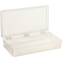 Box K-resin Transparent1 Compartment, 12 Pack-Qty/Pk - 12