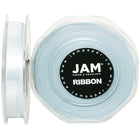 JAM Paper Double Faced Satin Ribbon, .38 Inch Wide x 25 Yards, Baby Blue, 2 Pack (803SAltbu25g)-Perfect for gift wrapping, clothes, decorating or tying around gourmet bottles, jars and gift baskets