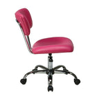 OSPHF Vista Task Office Chair, Pink-One Touch Pneumatic Seat Height Adjustment