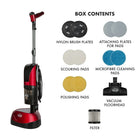 Ewbank Multi-Use Floor Polisher and Vacuum-The total care floor polisher can also scrub, scour or wash any hard floor.
