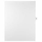 Mark Maker Legal Exhibit Index Tab White Single Tabs, 1/15th Cut, Letter Size, No Holes, Number 97, 25 Pack-White Single Tabs, 1/15th Cut