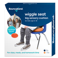 Bouncyband Big Wiggle Seat Sensory Cushion, Orange-Quietly enables movement, allowing students to be productive while working