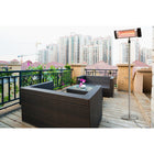 Westinghouse WES, 31, 1550 Infrared Electric Outdoor Heater, Pole Mounted-23.23"W x 17.72""D x 81.89H