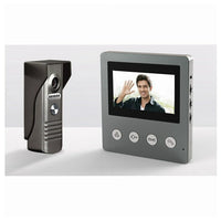 SeqCam 4.3 Inch Video Doorphone, (SEQ8805)-4.3" handsfree indoor monitor, with digital screen, with aluminum panel