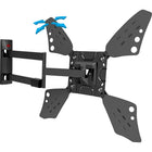 Barkan Curved / Flat Panel Dual Arm TV Wall Mount, Full Motion, Fits 32" to 70" (3400L.B)-4 movement Long
(Rotate, Fold, Swivel & Tilt)