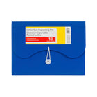 Staples 13 Pocket Expandable Folder - Letter Size - Assorted Colours-Blank inserts included