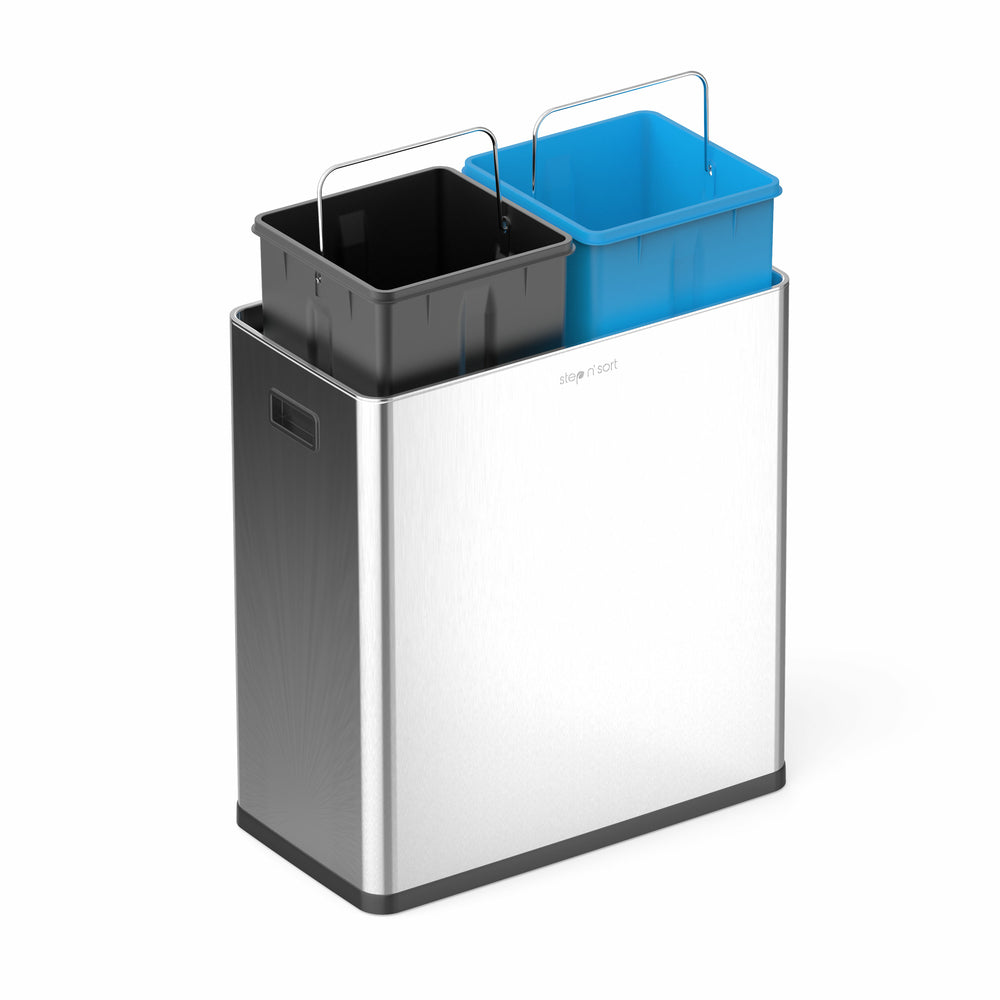 Step N' Sort Motion Sensor 2-Compartment Trash and Recycling Bin