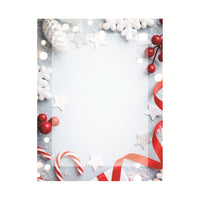 Geographics Christmas Frame Letterhead - 8.5" x 11" - 70 Pack-8.5" x 11"