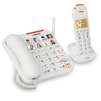 VTech Amplified Corded/Cordless Phone with Answering System (SN5147)-1 Line