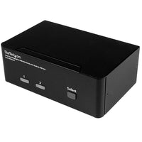 StarTech 2-Port DisplayPort Dual-Monitor KVM Switch, 4K @ 60 Hz (SV231DPDDUA2)-Maximum productivity with dual-display, multi-computer access