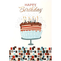 MillBrook Studio Greeting Cards/Envelopes - 5-3/8" W x 7-3/4" H - Multi Color Squares - 18 Pack-Card shop quality greeting cards