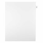 Mark Maker Legal Exhibit Index Tab White Single Tabs, 1/15th Cut, Letter Size, No Holes, Number 62, 25 Pack-White Single Tabs, 1/15th Cut