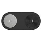 Powerology Dual Qi 15W Max Wireless Charger - Charcoal-Wireless fast charger up to 15W/10W/7.5W