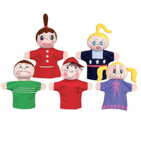 Get Ready Kid's How Am I Feeling, Caucasian Hand Puppets, 5/Pack (MTB420)-Age group and grade: Ages 3 - 8 and grades pre-school - 2nd