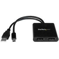 StarTech MST Hub Mini DisplayPort to 2x DisplayPort-Maximize your productivity by connecting two independent displays to your computer using the MST hub