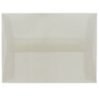 JAM Paper A2 Invitation Envelopes, 4.38 x 5.75, Platinum Translucent Vellum, 50 Pack (PACV616I)-Platinum translucent envelope