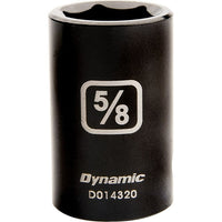 Dynamic Tools 1/2" Drive 6 Point SAE, 1-7/16" Standard Length, Impact Socket-Size: 1-7/16"
