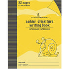 Louis Garneau Exercise Book, Interlined, 9-1/4" x 7-1/4", 32 Pages, Yellow, 48 Pack-Exercise book with interlined ruling, laminated covers and thick paper