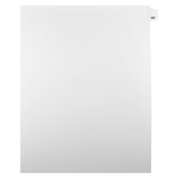Mark Maker Legal Tabs - Letter Size - White - 1/25th cut - 25 tabs per package - 5 packages Pack - Number 101-White Single Tabs