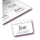 Avery Self-Adhesive Laser/Inkjet Name Badge Labels, White, 400 Pack-Matte white flexible labels