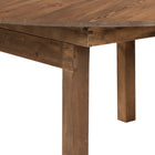 Flash Furniture HERCULES Series Round Farm Inspired, Rustic & Antique Pine Dining Room Table-Designed to fit in your home's dining room or kitchen