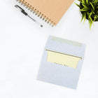 JAM Paper A2 Invitation Envelopes, 4.38 x 5.75, Parchment Blue Recycled, 100 Pack (10197g)-Closure: Gum