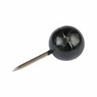JAM Paper Colorful Push Pins - Round Head Map Thumb Tacks - Black - 100 Pack-Used to pin important papers or pictures to Bulletin Boards, Cork Boards, Calendars, and Walls