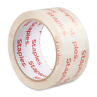 Staples Clear View Packaging Tape, 48 mm x 50 m, 2.2-mil, 6 Pack-Secure boxes to prevent bursting