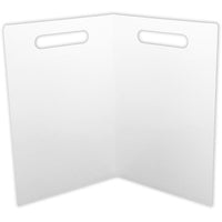 Ashley Folding Magnetic Center White, 3 Pack (ASH60000)-Great for use with magnetic manipulatives