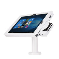 The Joy Factory KAM403W Elevate II POS Wall/ Countertop Kiosk with MagTek eDynamo Bracket for Surface Pro/4/3, White-Kiosk