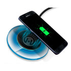 HyperGear 5W UFO Wireless Charging Pad - Fast Wall Charger - Black/Grey-Compact Flying Saucer Design