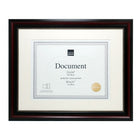 kieragrace Lucy Document Frame, 11" x 14", Matted to 8.5" x 11", Dark Brown, Gold Beading, 8 Pack-11x14" matted for 8.5x11" document (mat opening: 8x10.5")