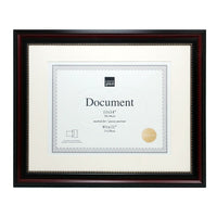 kieragrace Lucy Document Frame, 11" x 14", Matted to 8.5" x 11", Dark Brown, Gold Beading, 8 Pack-11x14" matted for 8.5x11" document (mat opening: 8x10.5")