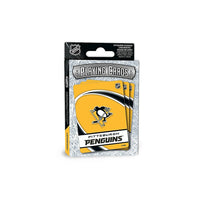 Masterpieces Pittsburgh Penguins Playing Cards (MPC91758)-Contents: 52 playing cards + 2 Jokers