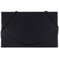 JAM Paper Business Card Case, Matte Black (369031714)-Matte black business card case