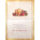 Rosedale "Merry Christmas" Gold Greeting Cards with Envelopes - 5-1/2" x 8" - 12 Pack-External Message: Merry Christmas