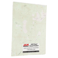 JAM Paper Map Paper, 8.5 x 11, 24lb Assorted Map Designs, 100 Pack (163969C)-Off-white