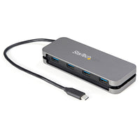 StarTech 4-Port USB-A to USB-C Hub - 11.2" Cable-4 Port USB-C Hub: Expand the connectivity of a USB-C laptop or desktop PC by adding 4x USB-A ports with this USB 3.2/3.1 Gen 1 SuperSpeed 5Gbps adapter hub, Supports USB 3.0/2.0 devices