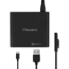 Aluratek Universal 87W AC Adapter with Type-C and 3 Quick Charge 3.0 USB Ports-9 DC output tips for maximum compatibility